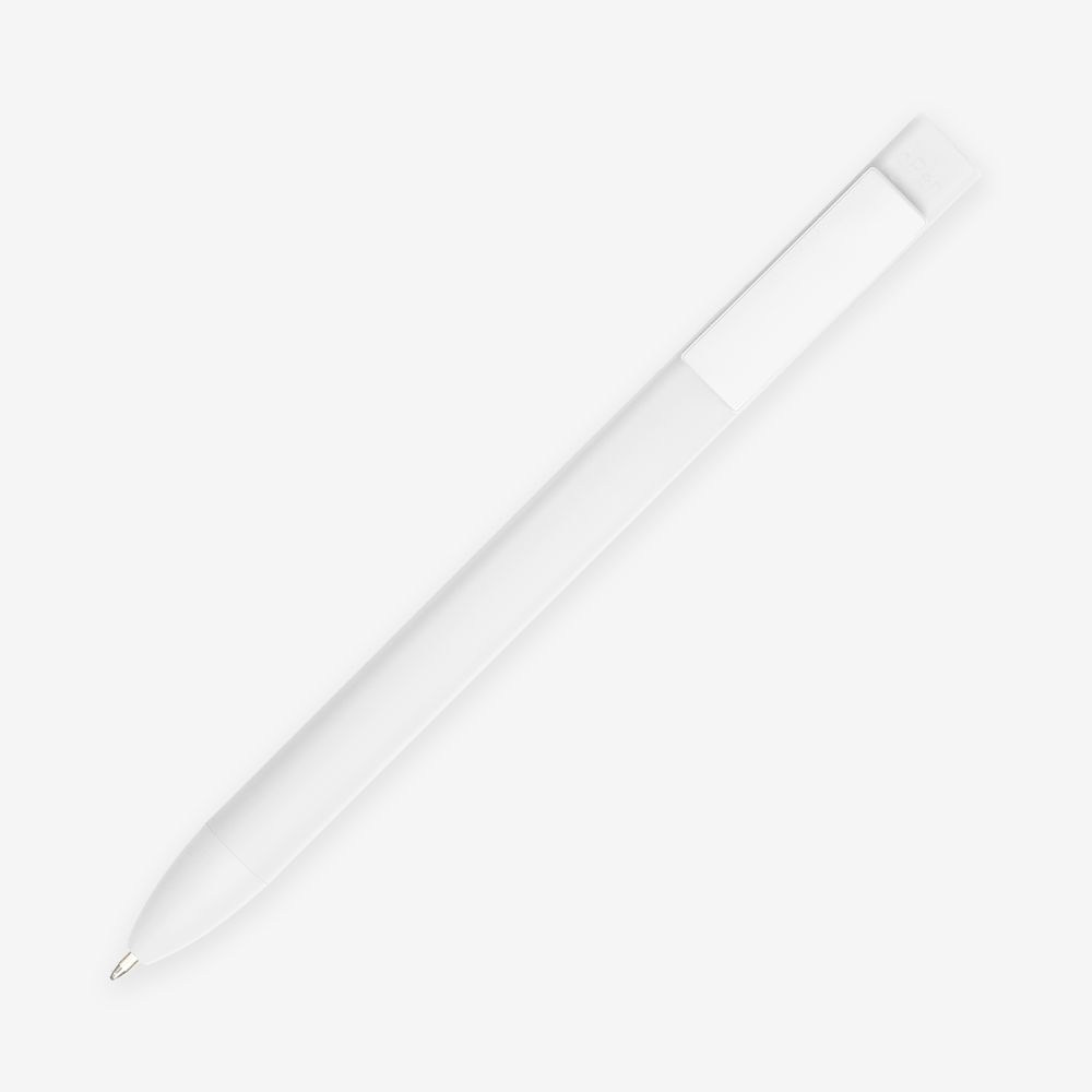 Ручка шариковая Swiper SQ Soft Touch, белая-2