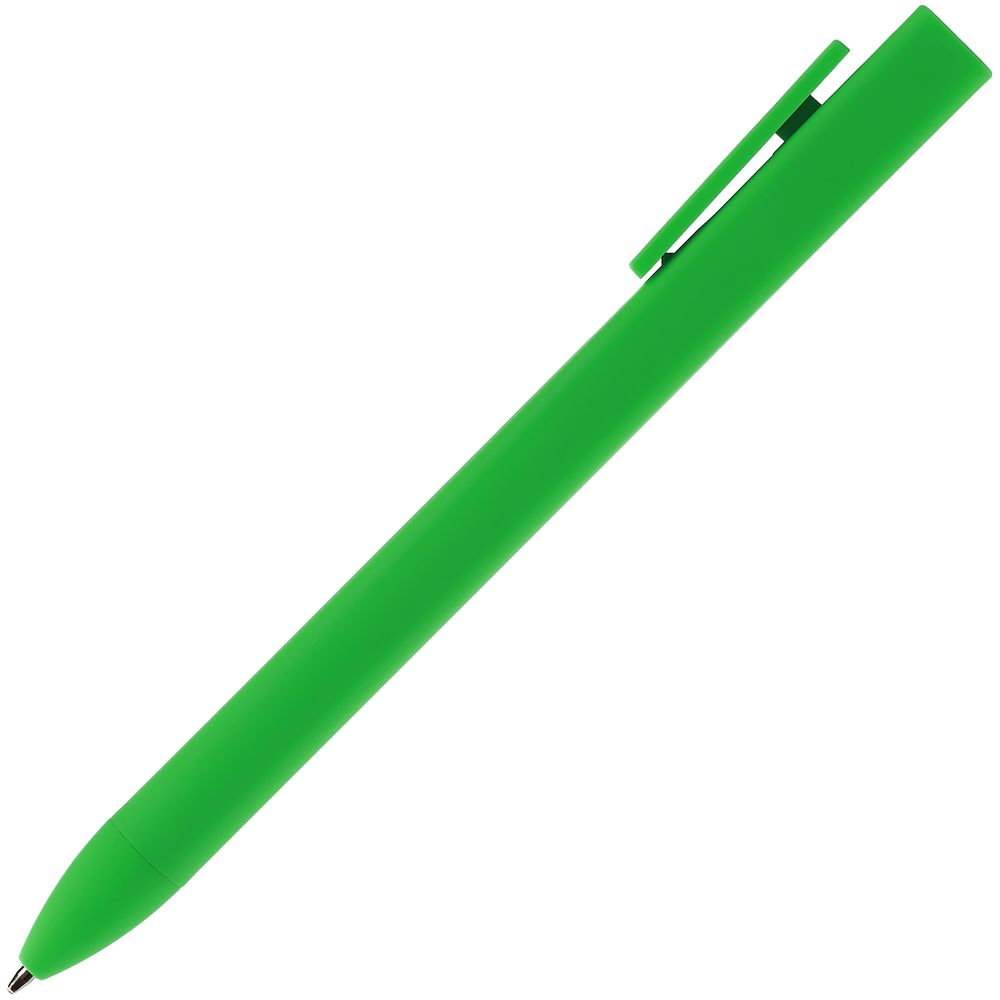 Ручка шариковая Swiper SQ Soft Touch, зеленая-3
