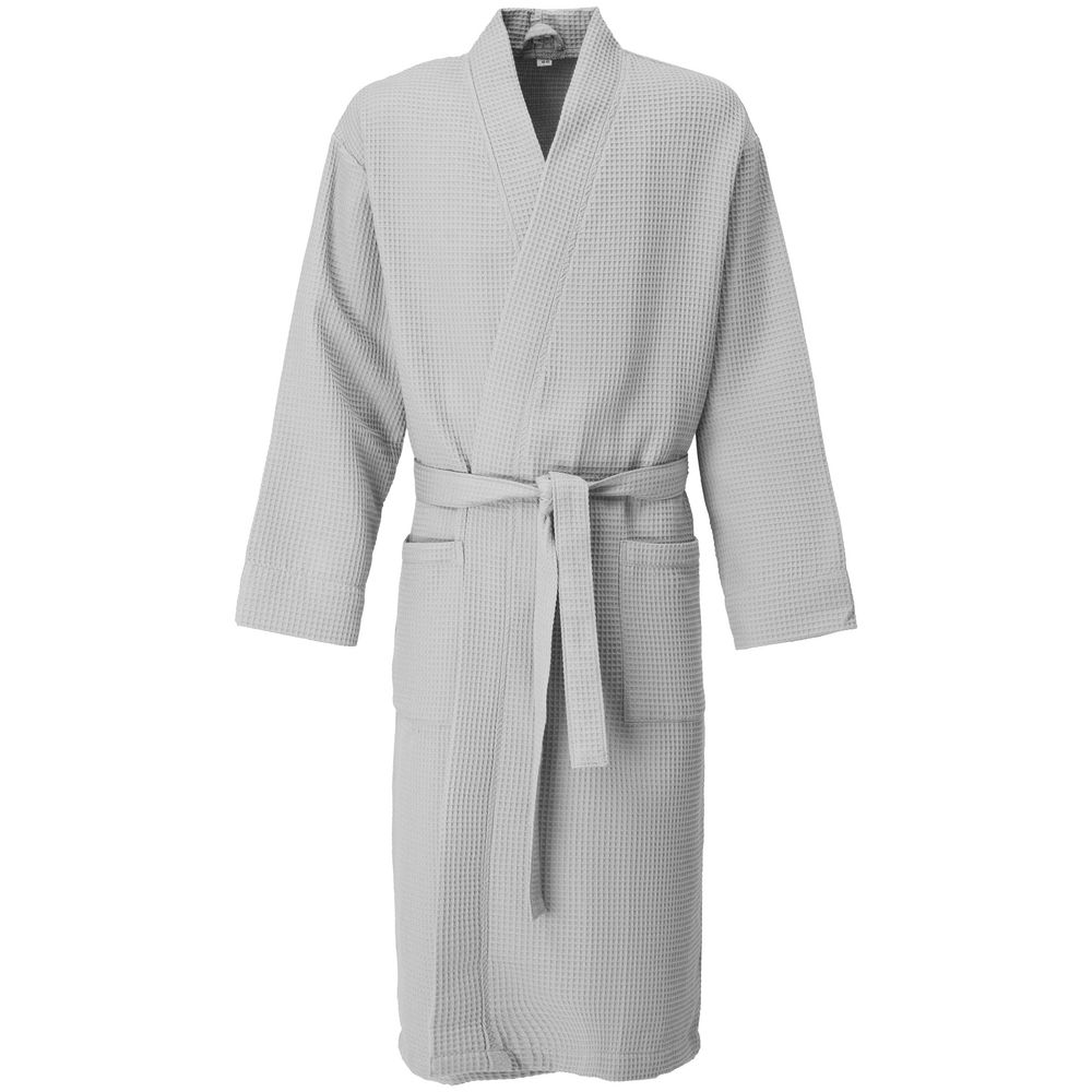 Халат вафельный Kimono, светло-серый, размер M/L-1