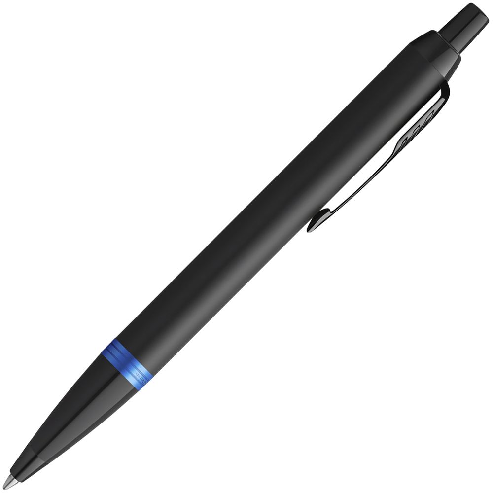 Ручка шариковая Parker IM Professionals Marine Blue BT, черная с синим-2