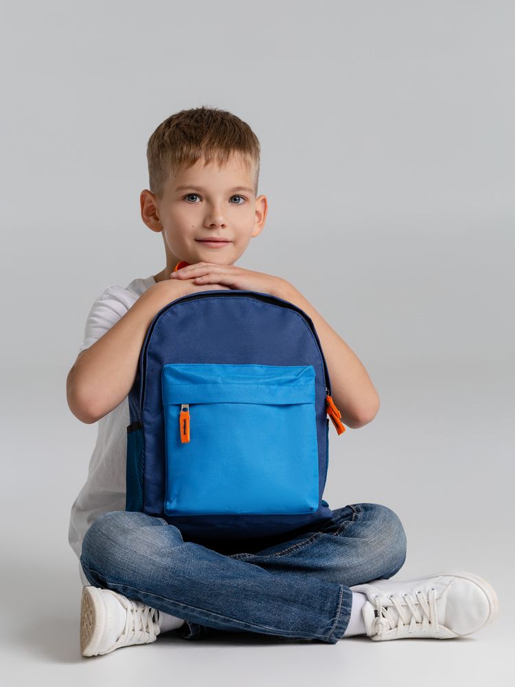Рюкзак детский Kiddo, синий с голубым-9