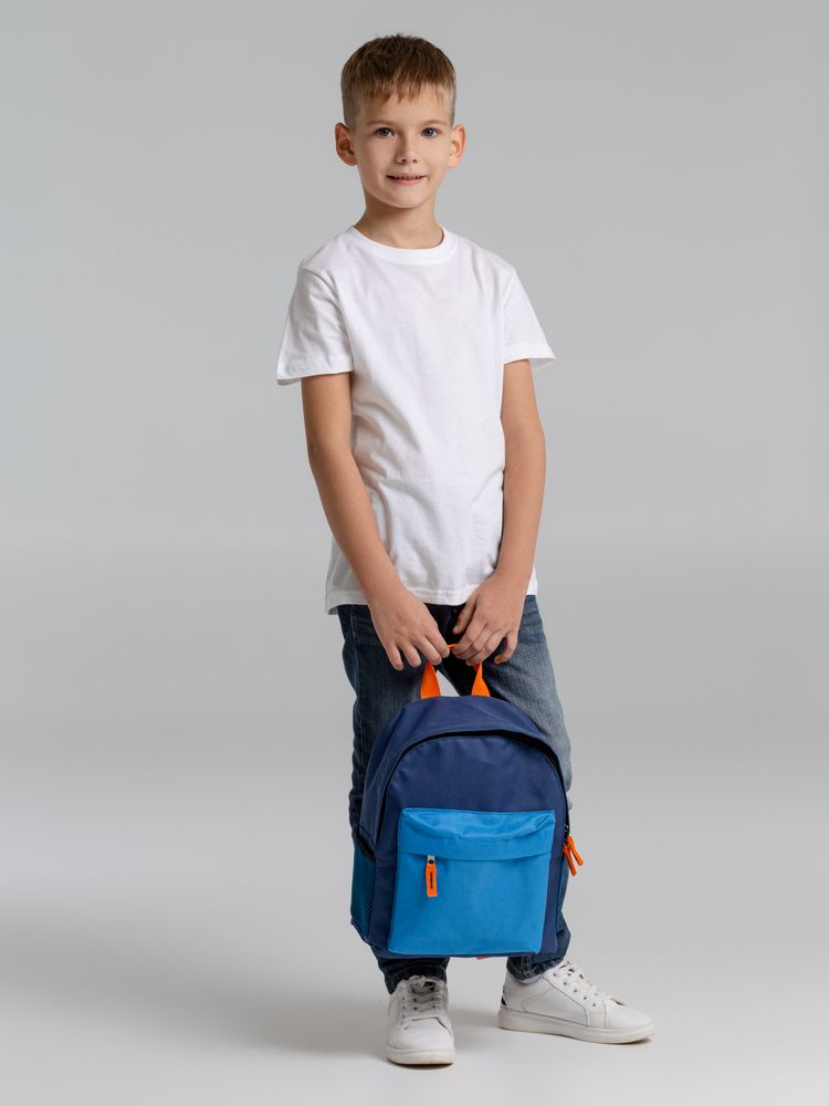 Рюкзак детский Kiddo, синий с голубым-11