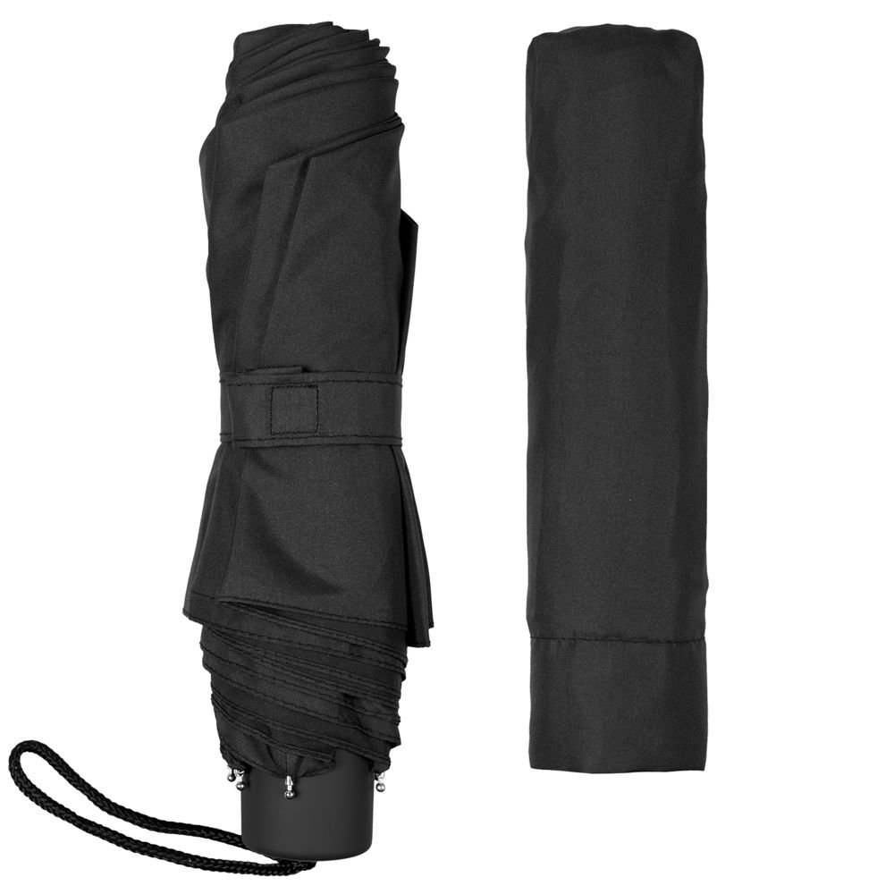 Зонт складной Light, черный-4