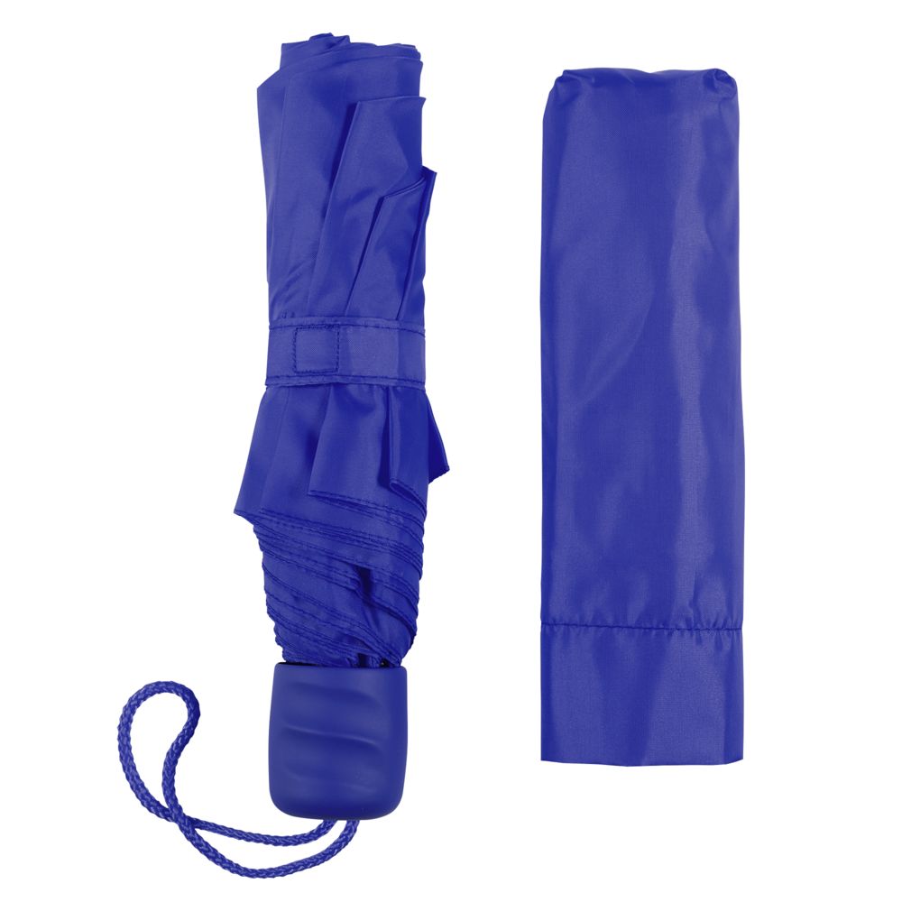 Зонт складной Basic, синий-4