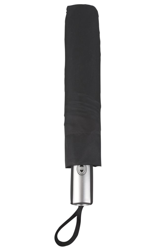 Зонт складной Fiber, черный-3