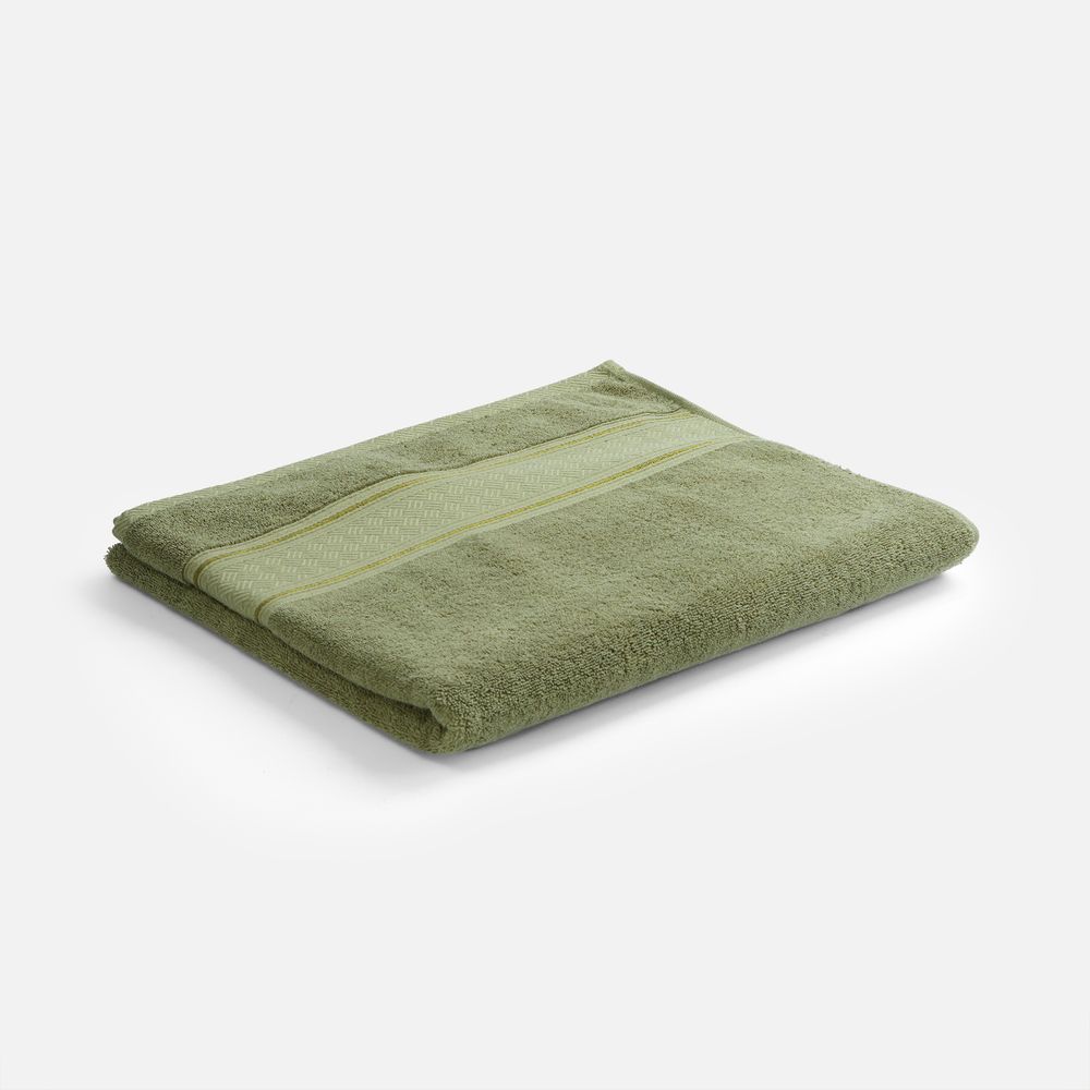 Полотенце махровое Terrychic XL, зеленое-1