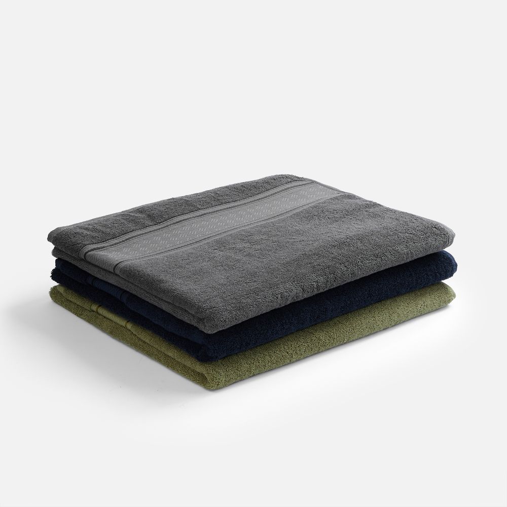 Полотенце махровое Terrychic XL, зеленое-4