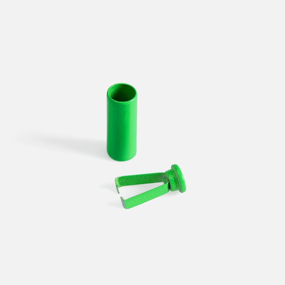 Наконечник для шнурка Nozzle, ver.2, зеленый неон-3
