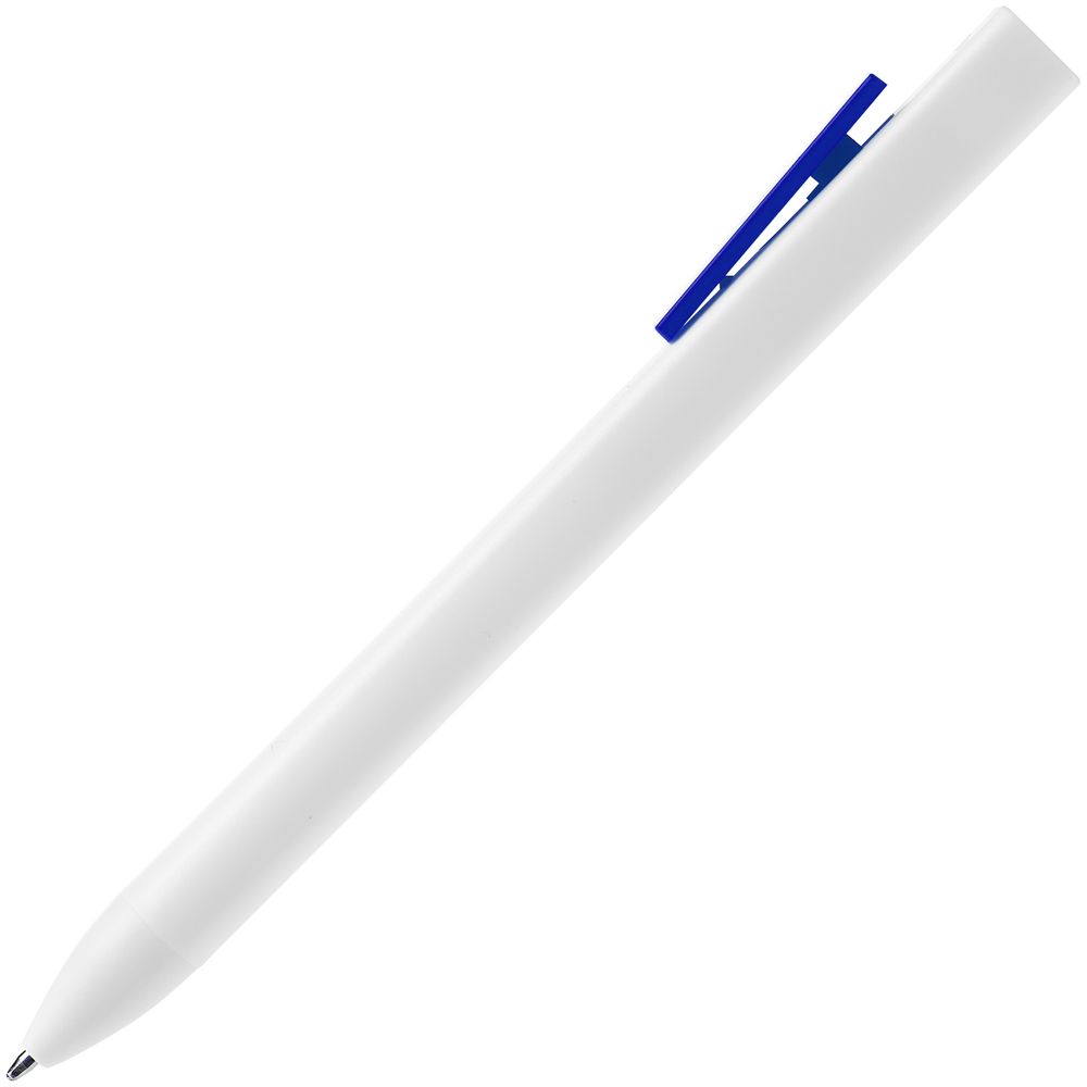 Ручка шариковая Swiper SQ, белая с синим-3
