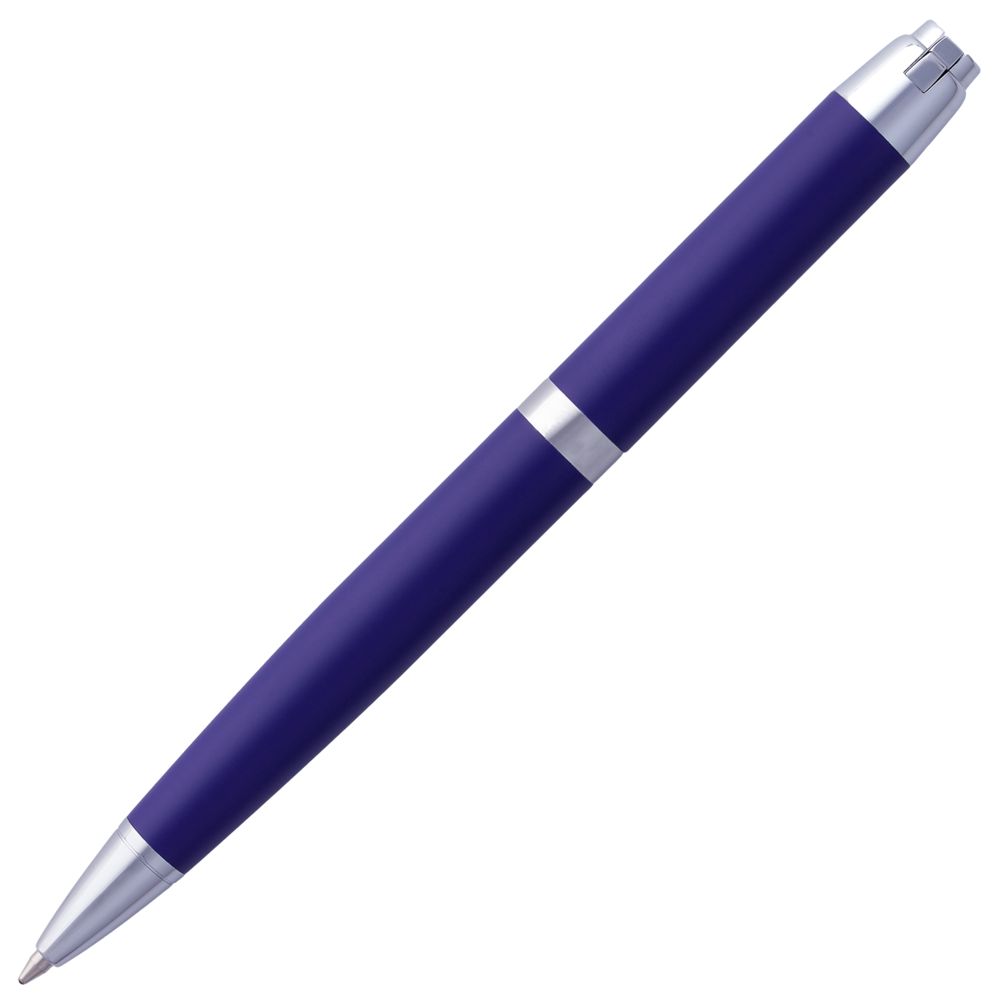 Ручка шариковая Razzo Chrome, ver.2, синий-4