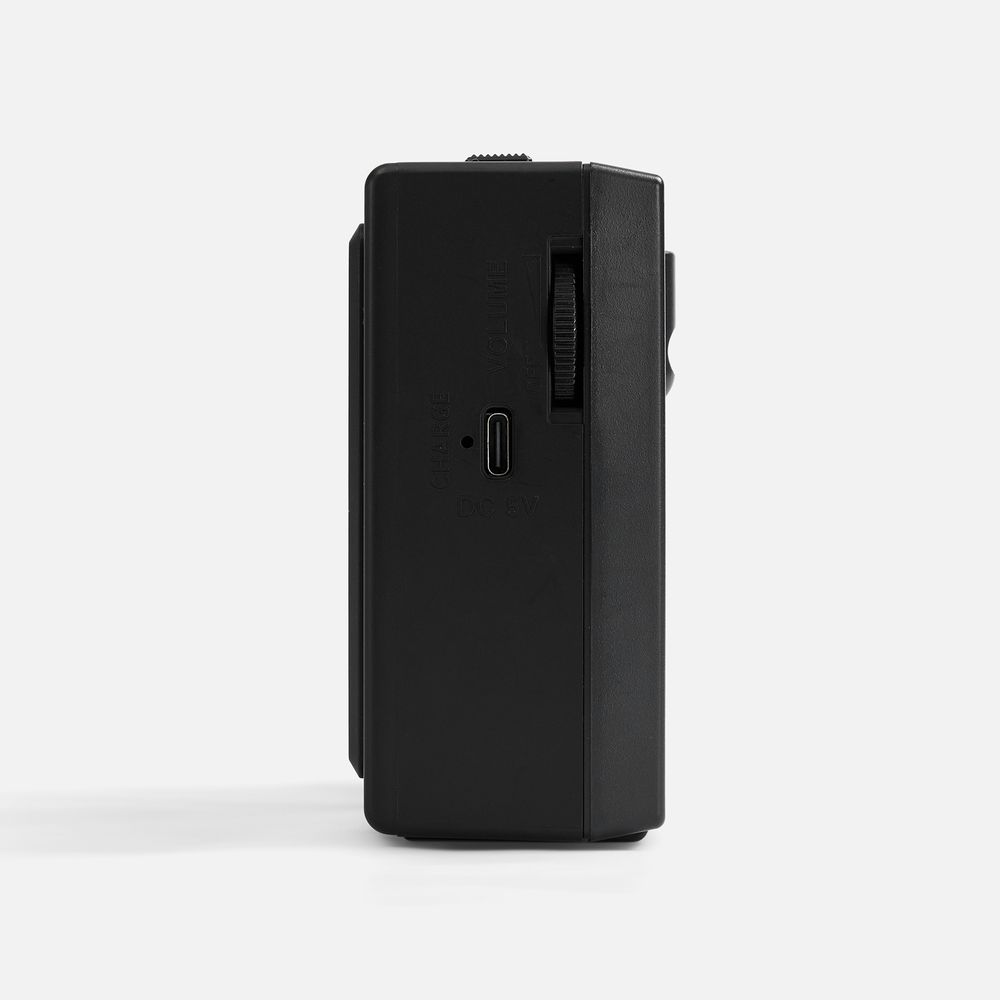 Bluetooth-колонка с радио Comradio, черная-6