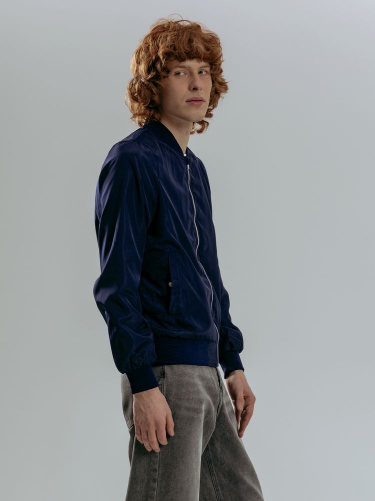 Бомбер Wigton, темно-синий, размер XS-10