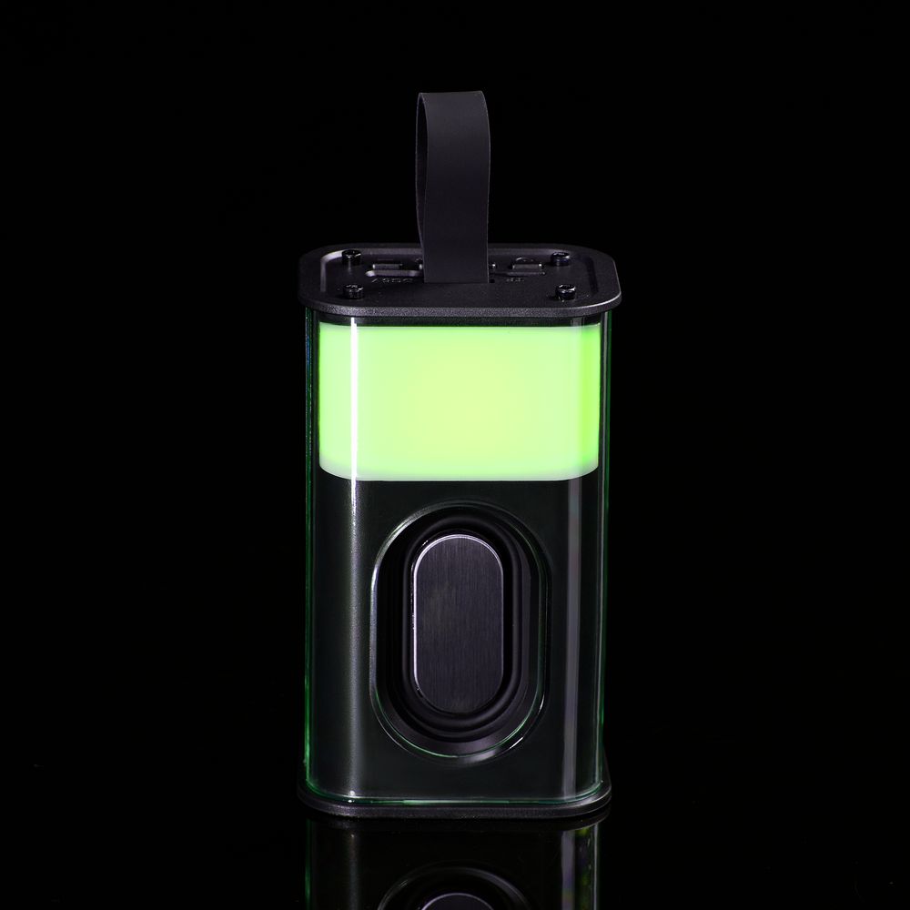 Bluetooth-колонка с подсветкой Groove, серая-8
