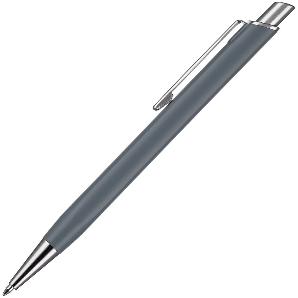 Ручка шариковая Konvent, матовая, серая-3