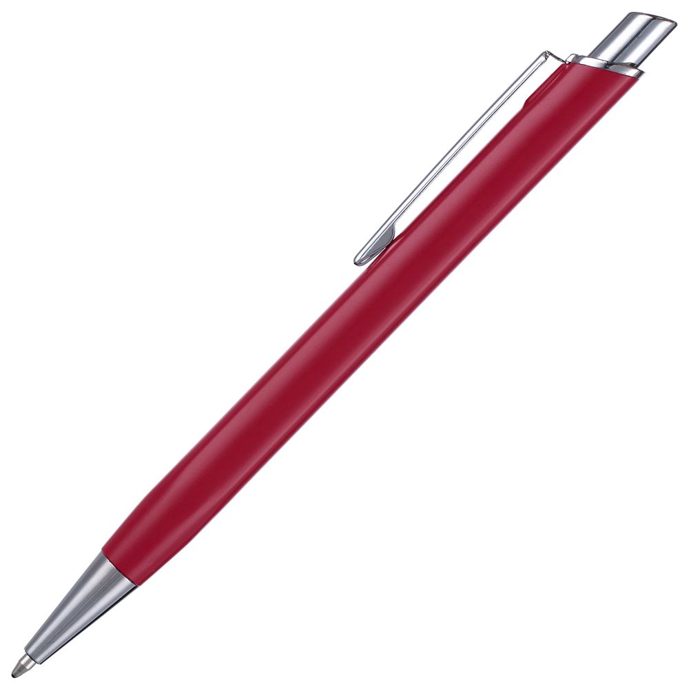 Ручка шариковая Konvent, матовая, красная-3