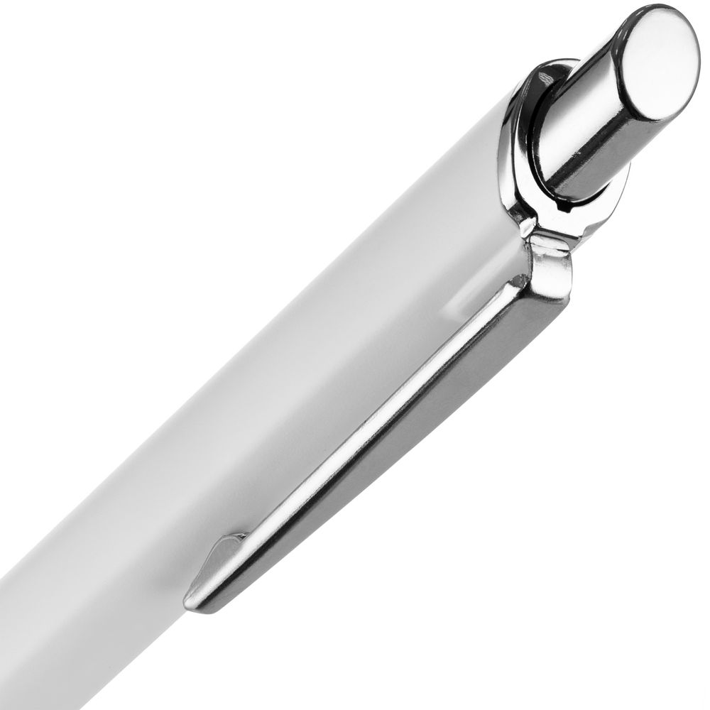 Ручка шариковая Konvent, матовая, белая-4