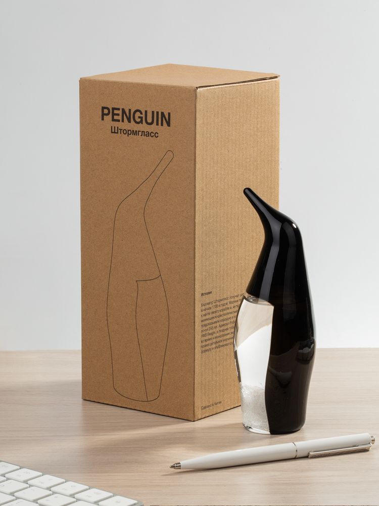 Штормгласс Penguin, черный-9