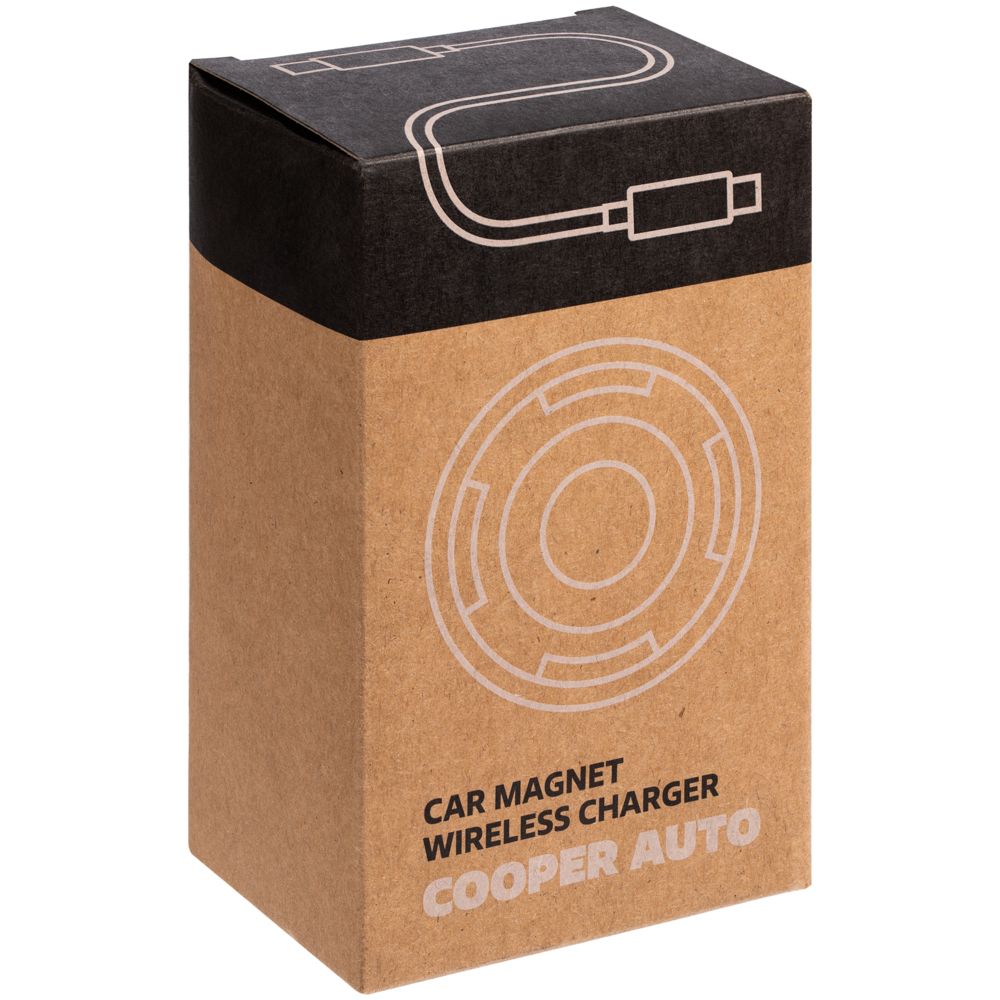 Держатель для смартфона Cooper Auto Wireless с беспроводной зарядкой, черный-13