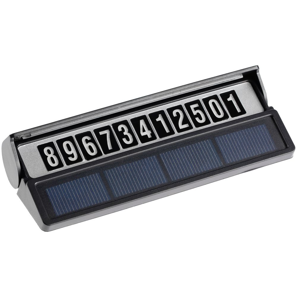 Парковочная визитка Litera Solar, черная-1