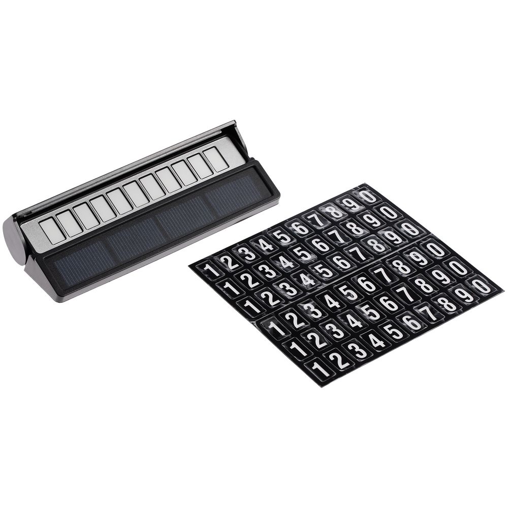 Парковочная визитка Litera Solar, черная-9