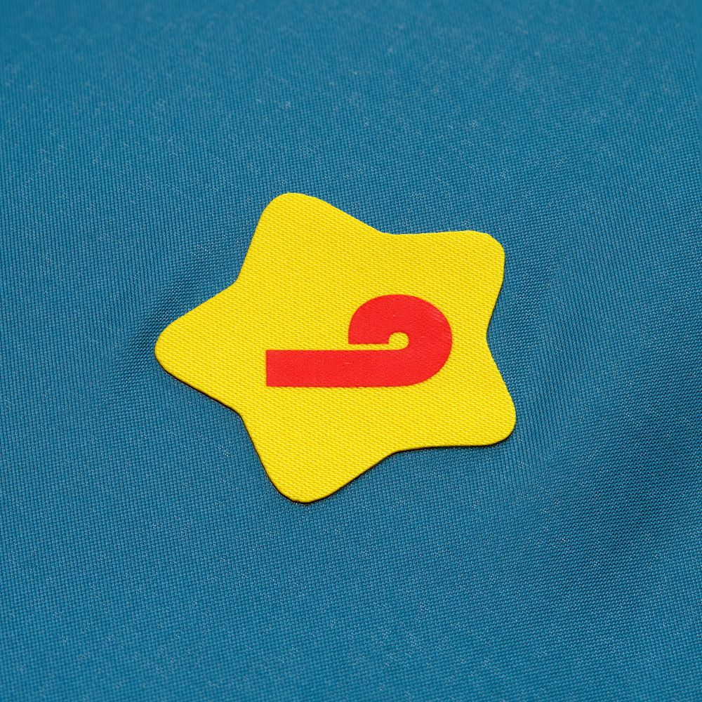 Наклейка тканевая Lunga Bial, M, желтая-5