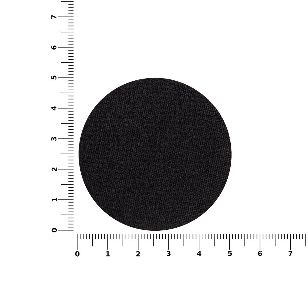 Наклейка тканевая Lunga Round, M, черная-3