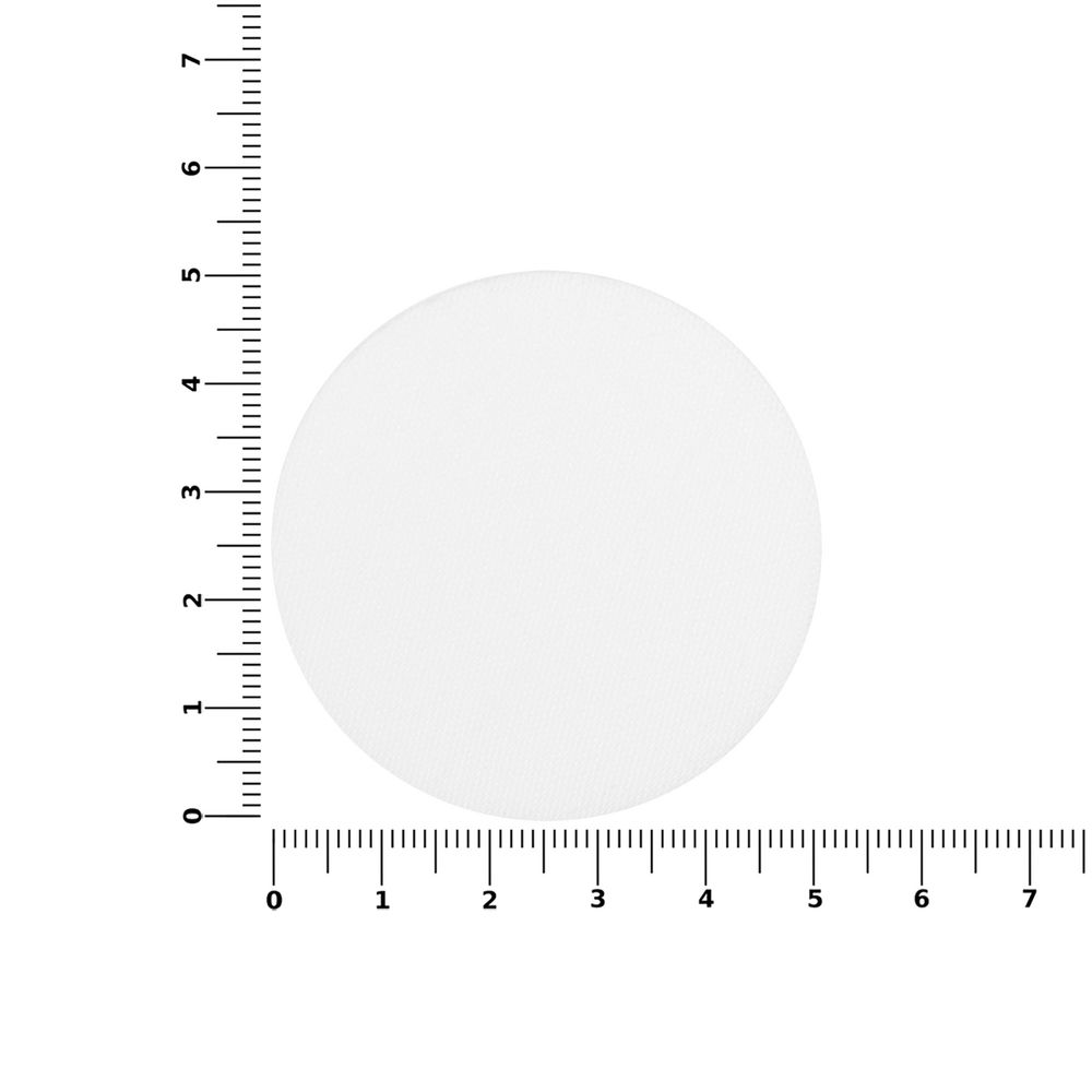 Наклейка тканевая Lunga Round, M, белая-3