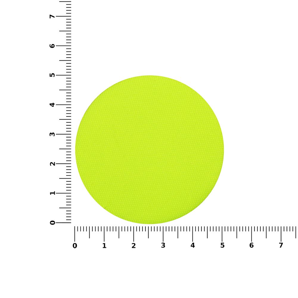 Наклейка тканевая Lunga Round, M, желтый неон-3