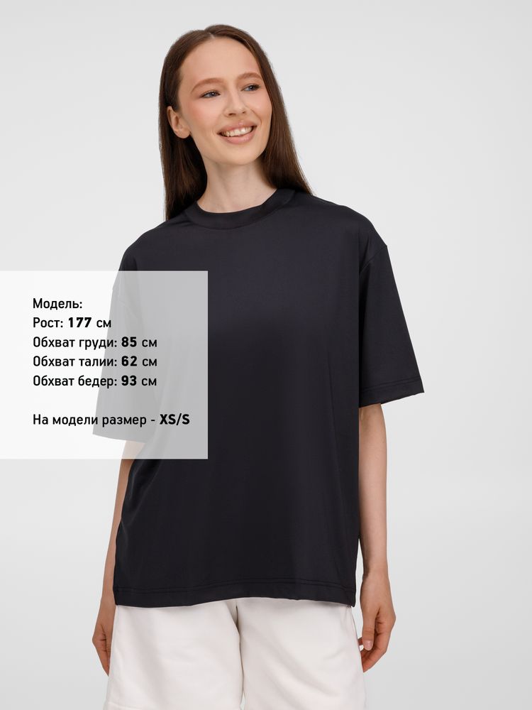 Футболка из бифлекса Morfiss, черная, размер XS/S-8