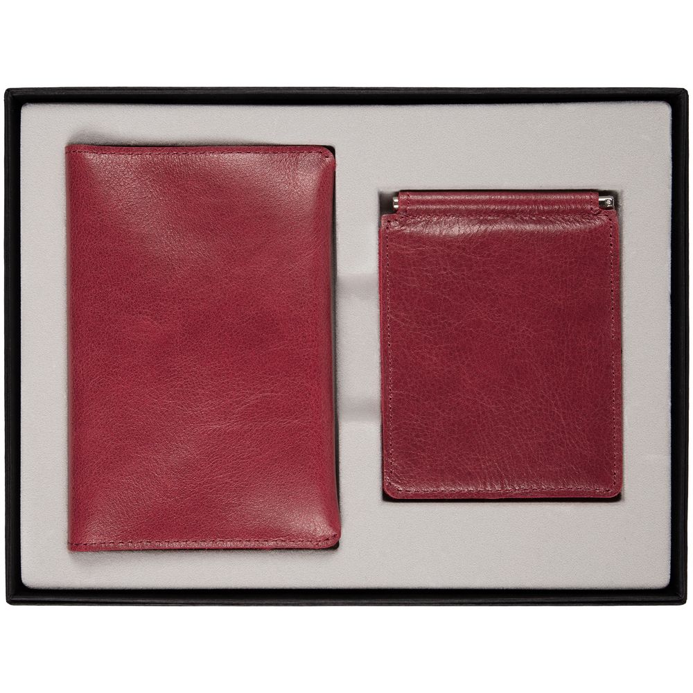Набор Apache Billfold, темно-красный-2