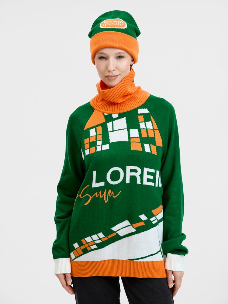 Свитер на заказ Tricksy Net Reglan, акрил, размер S-3