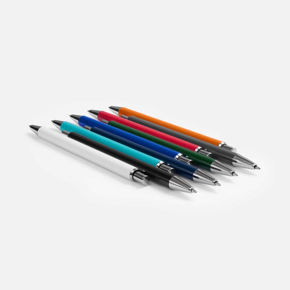 Ручка шариковая Slim Beam, зеленая-4