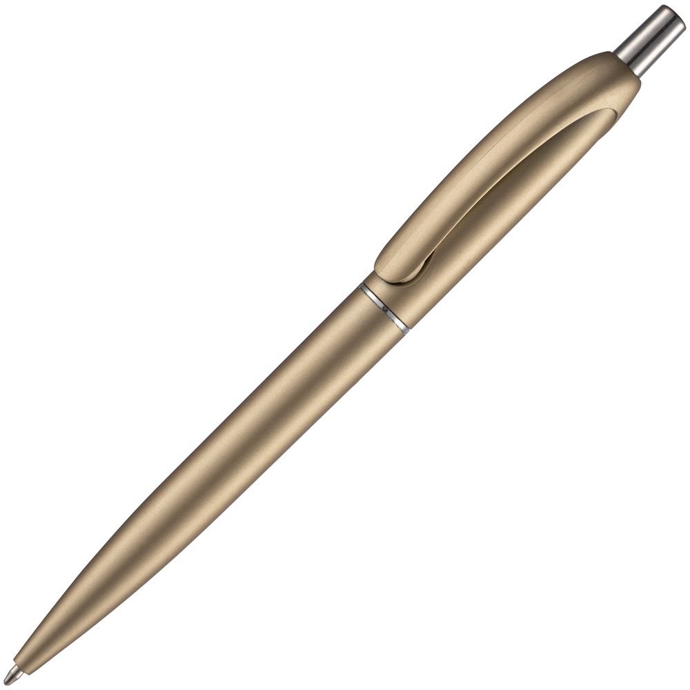 Ручка шариковая Bright Spark, золотистая-1