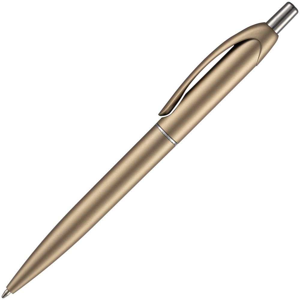 Ручка шариковая Bright Spark, золотистая-2