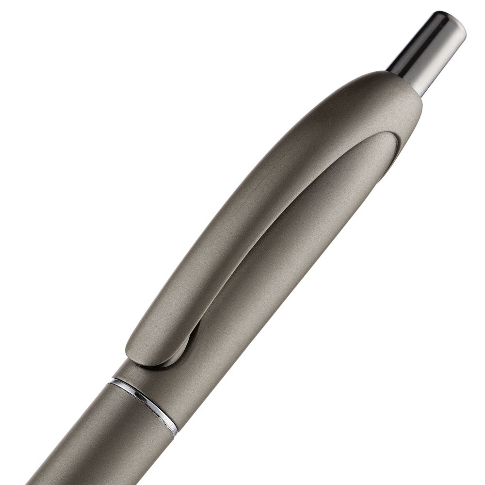 Ручка шариковая Bright Spark, серый металлик-5