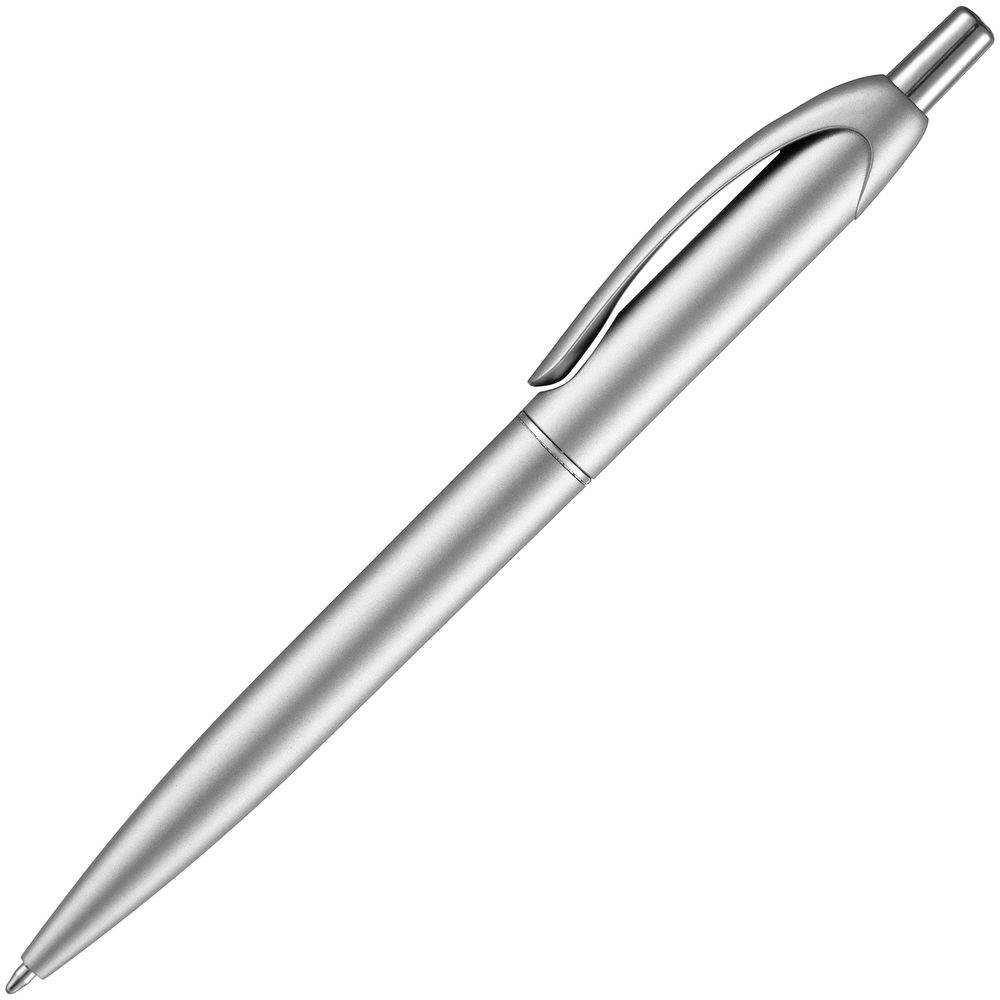 Ручка шариковая Bright Spark, серебристая-2