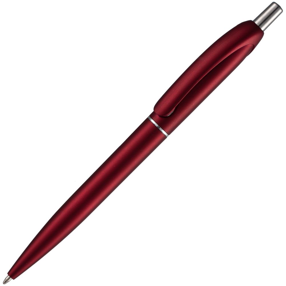 Ручка шариковая Bright Spark, красный металлик-1