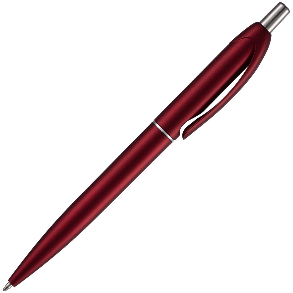 Ручка шариковая Bright Spark, красный металлик-3