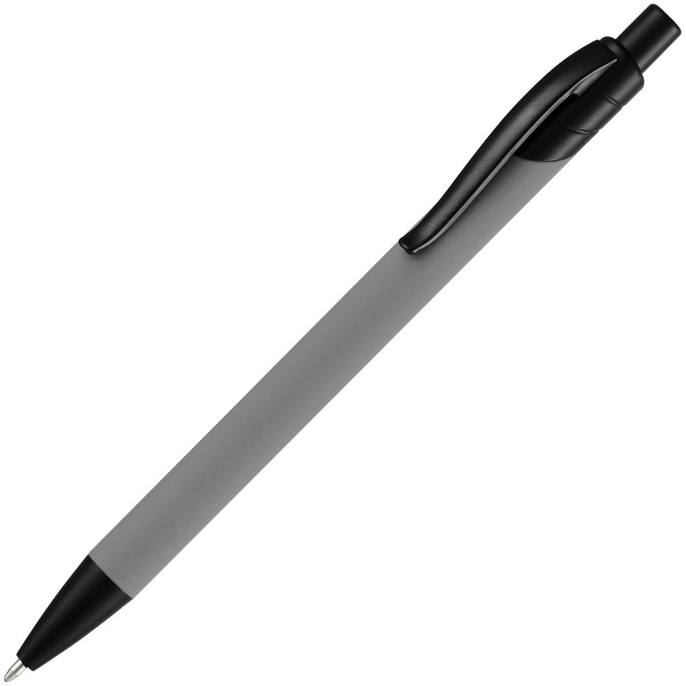 Ручка шариковая Undertone Black Soft Touch, серая-1