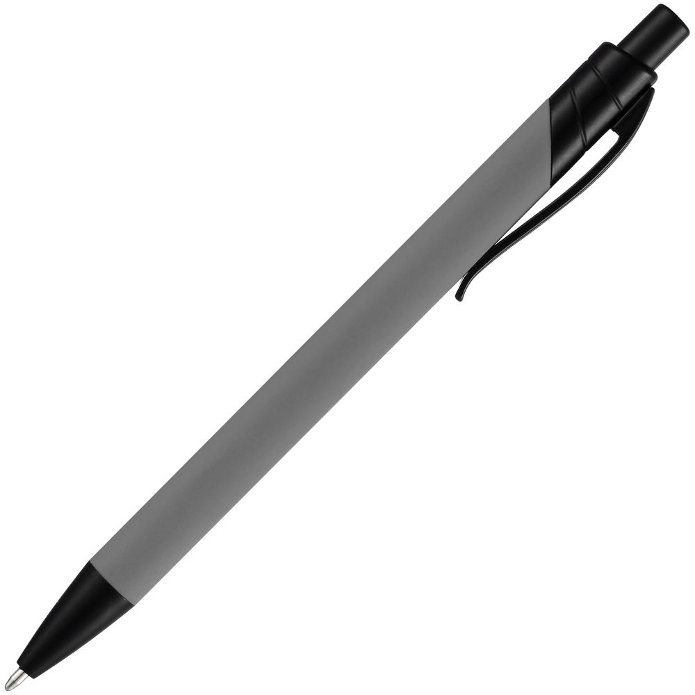 Ручка шариковая Undertone Black Soft Touch, серая-3