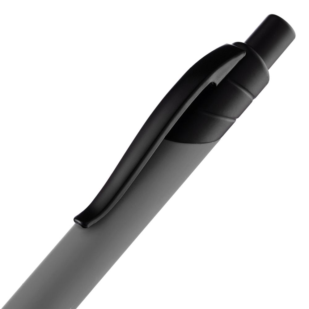 Ручка шариковая Undertone Black Soft Touch, серая-5