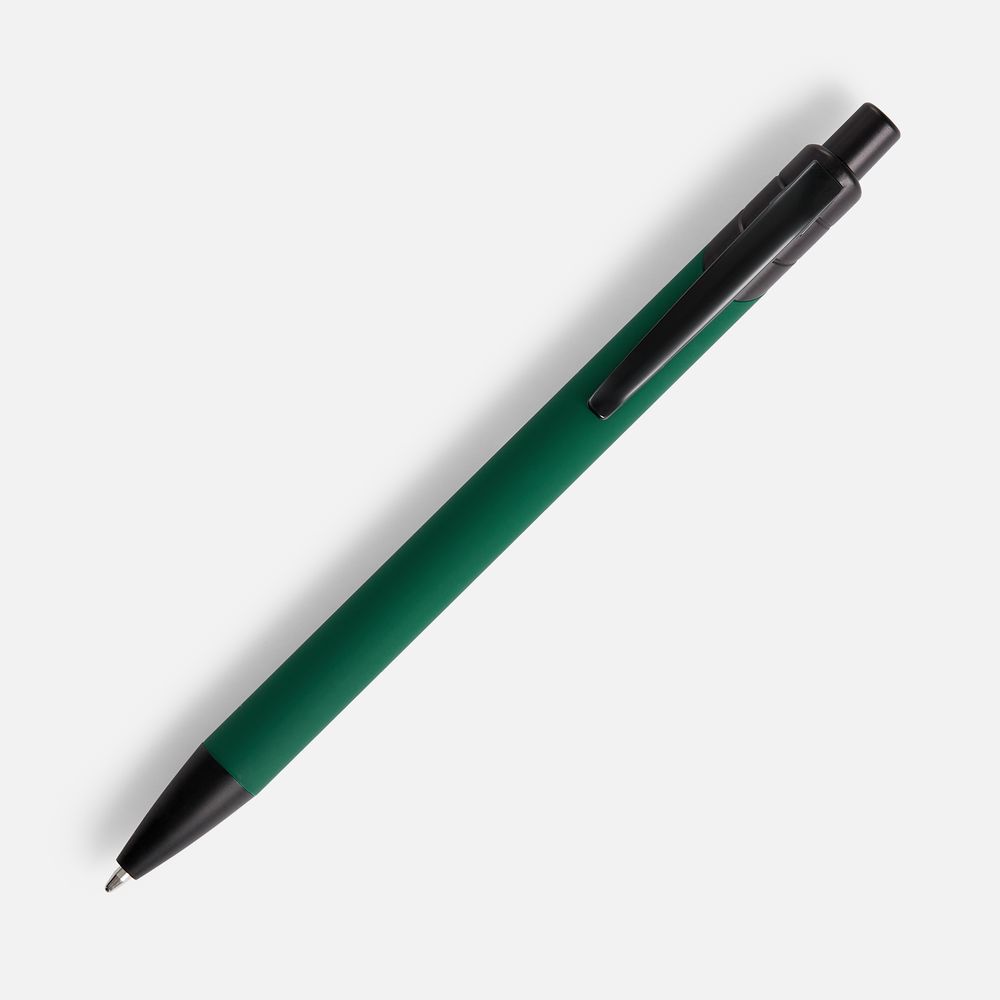 Ручка шариковая Undertone Black Soft Touch, зеленая-2