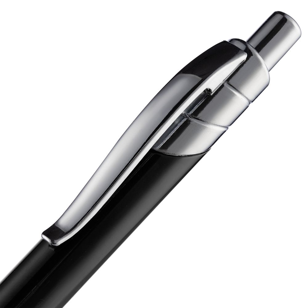 Ручка шариковая Undertone Metallic, черная-5