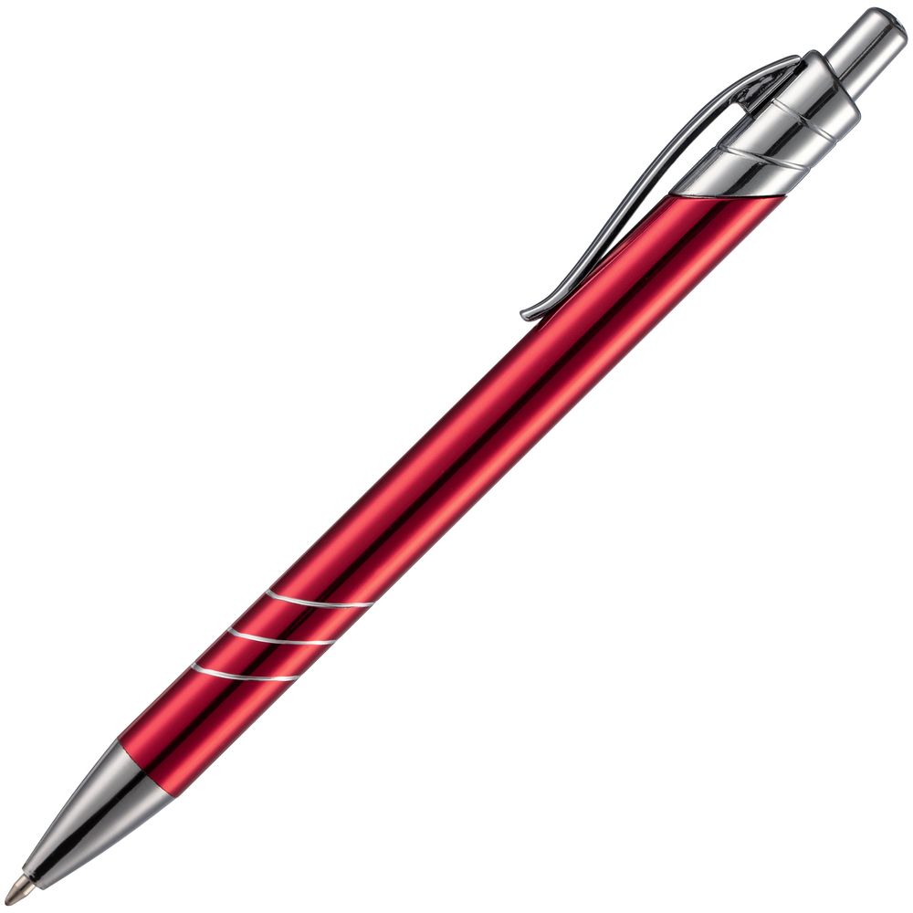 Ручка шариковая Undertone Metallic, красная-3