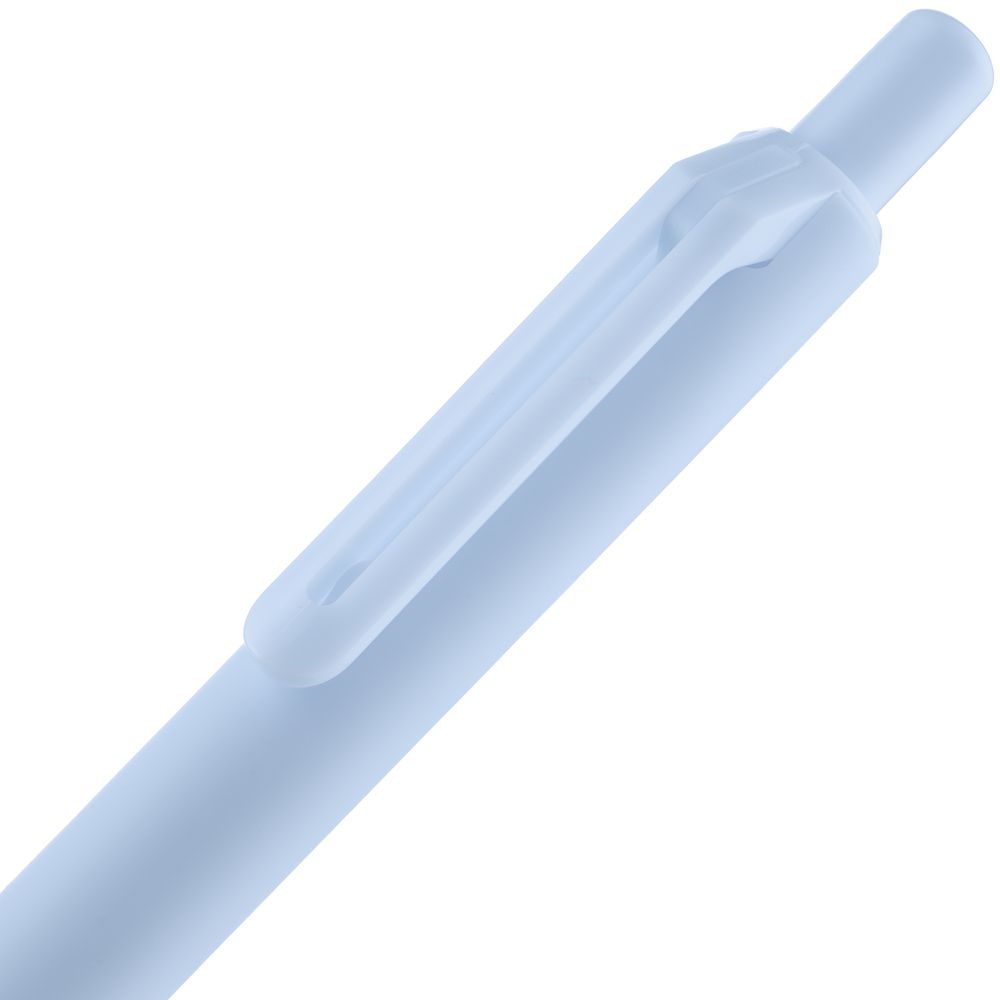 Ручка шариковая Cursive Soft Touch, голубая-5