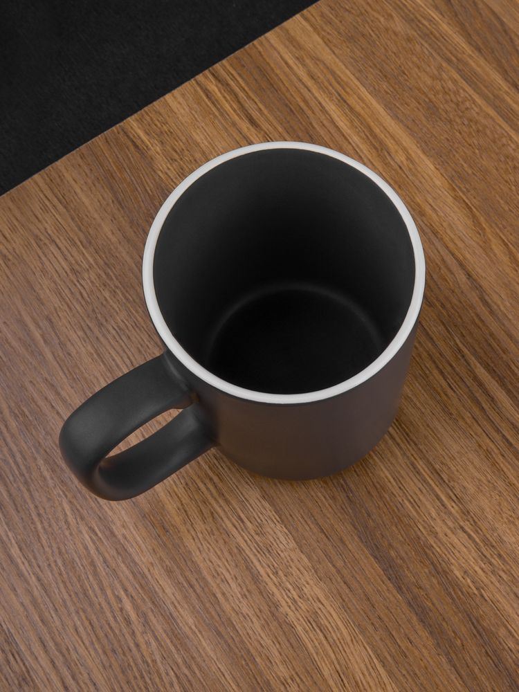 Кружка Mugful, темно-серая (графитовая)-7
