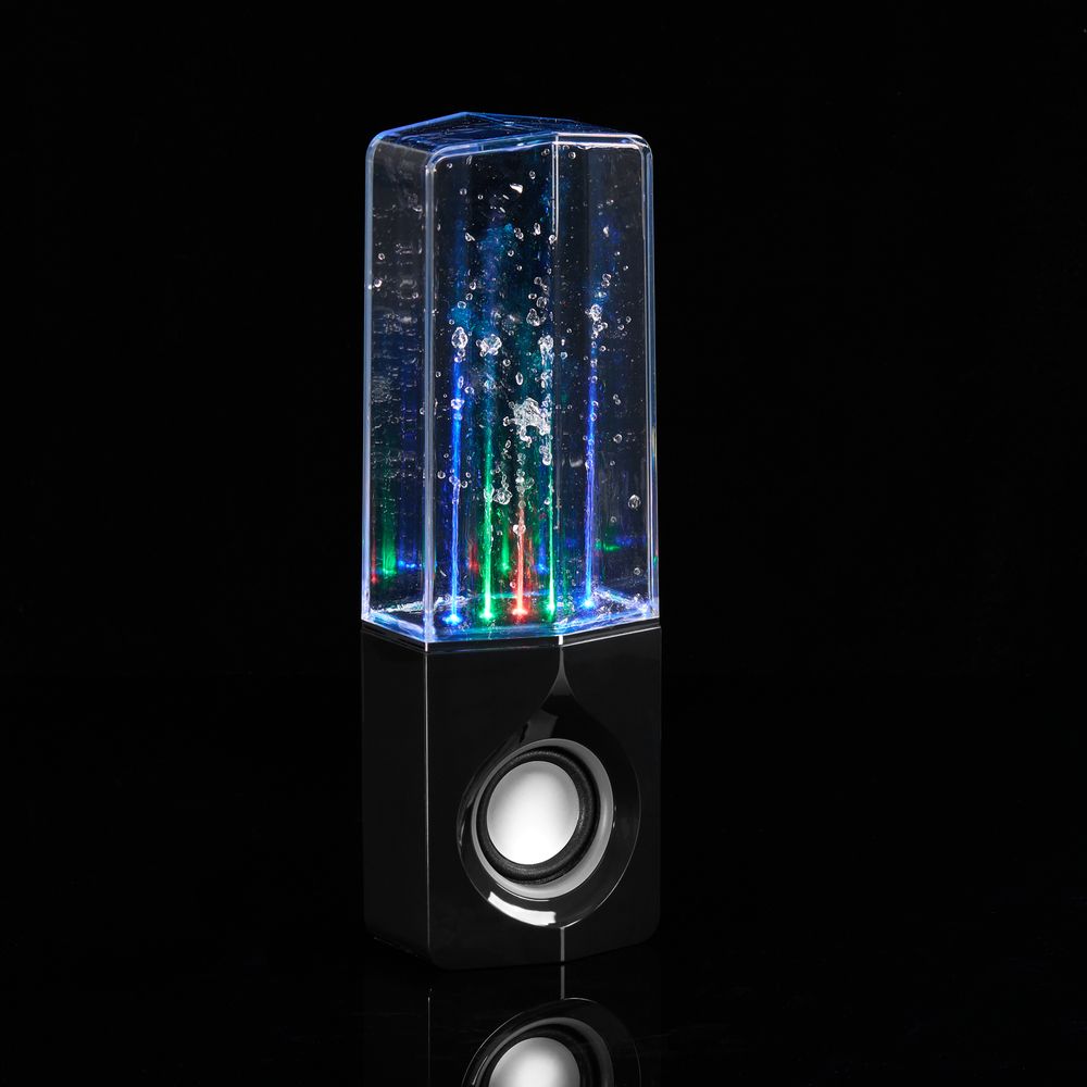 Bluetooth-колонка с поющим фонтаном Fuente, черная-1