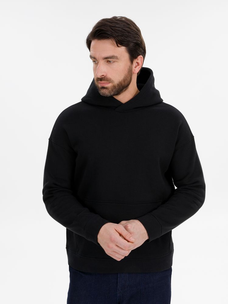 Худи оверсайз унисекс Snuggie, черное, размер XS/S-1