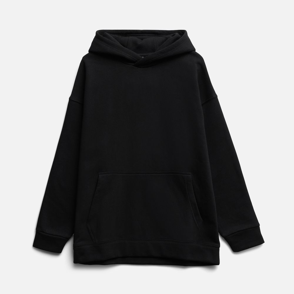 Худи оверсайз унисекс Snuggie, черное, размер XS/S-2