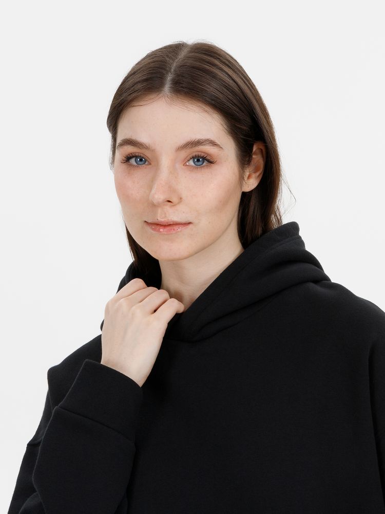 Худи оверсайз унисекс Snuggie, черное, размер XS/S-11